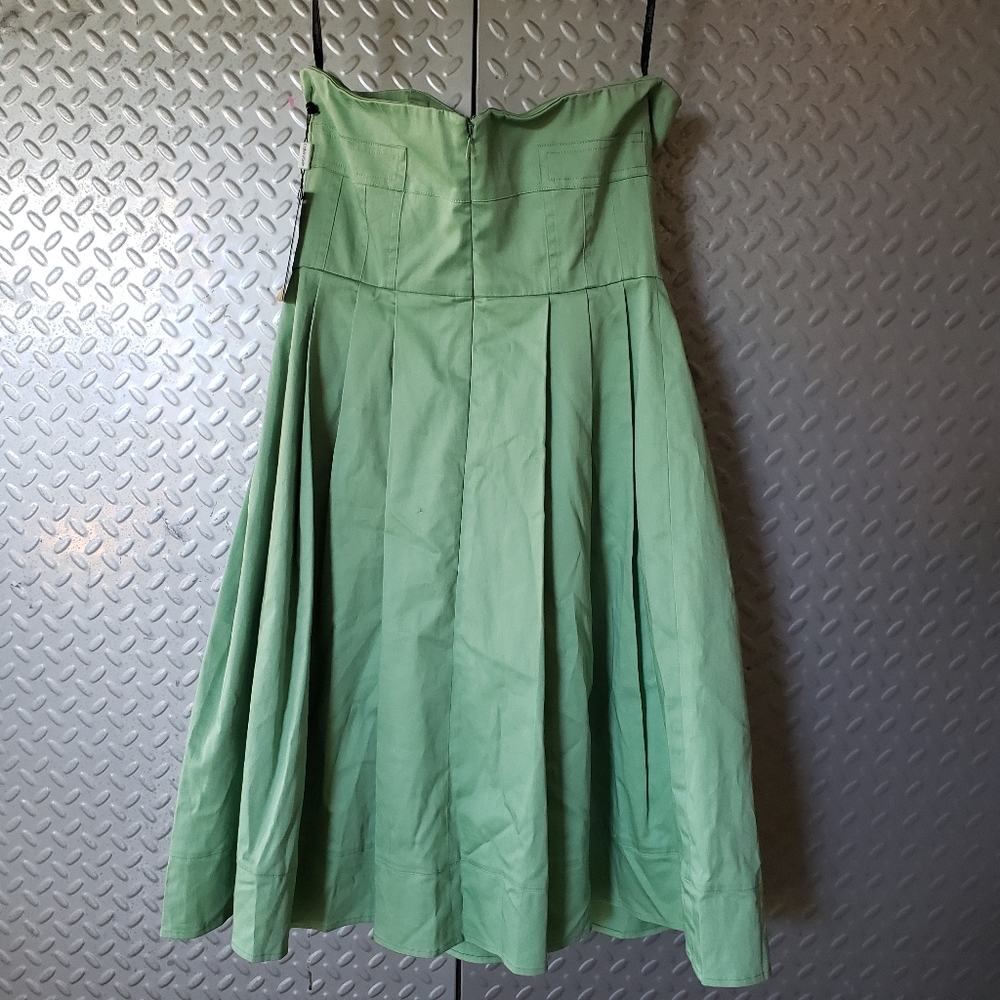 BNWT CALVIN KLEIN pistachio empire waist with POCKETS (4) - Picture 5 of 12